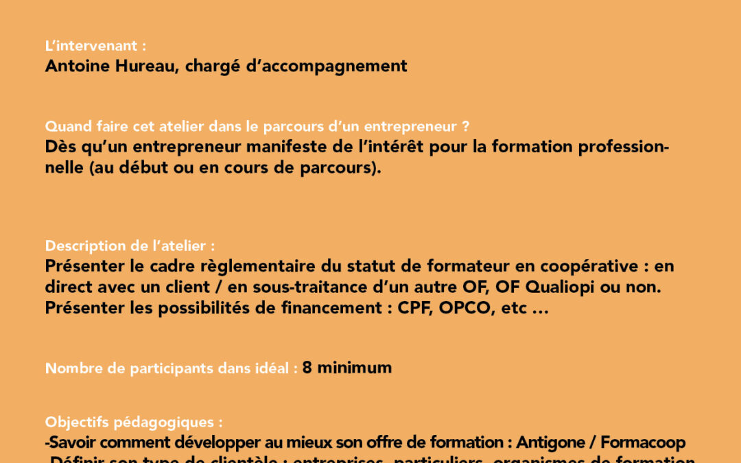 cadre reglementaire de la FP | Cooproduction